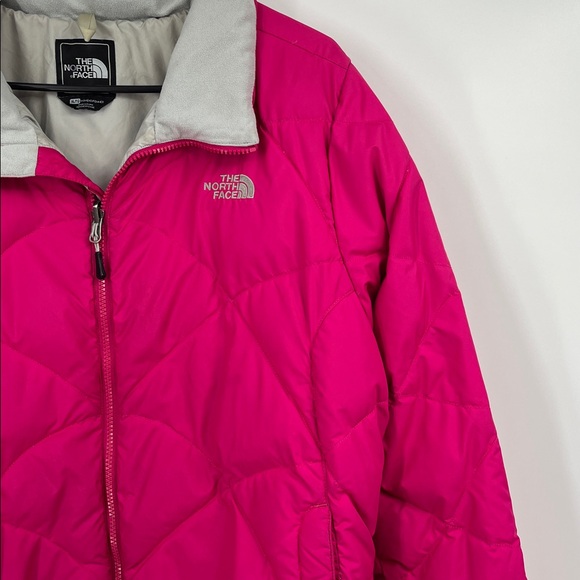 The North Face Women's Fuchsia 550 Down Quilted Puffer Jacket XL - Picture 6 of 13